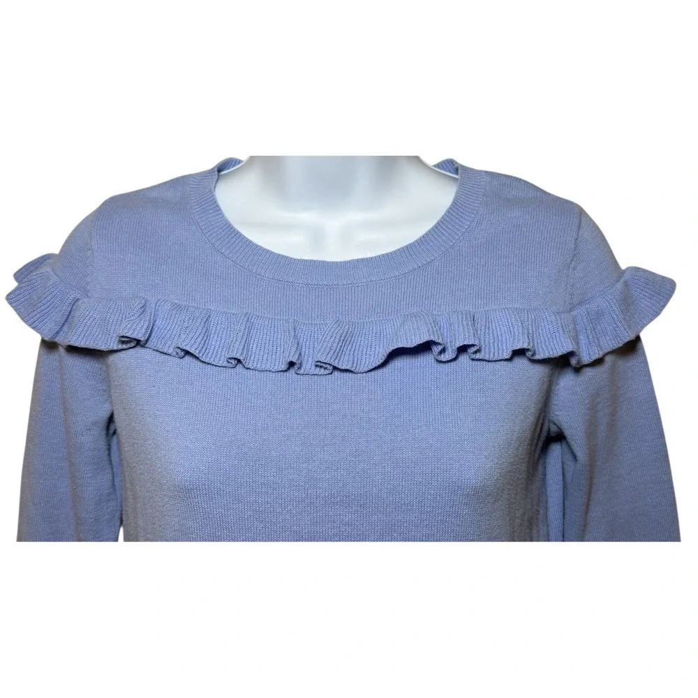 Lilly Pulitzer Serah Sweater Girls XL(12-14) Periwinkle Purple Long Sleeve - Picture 5 of 8